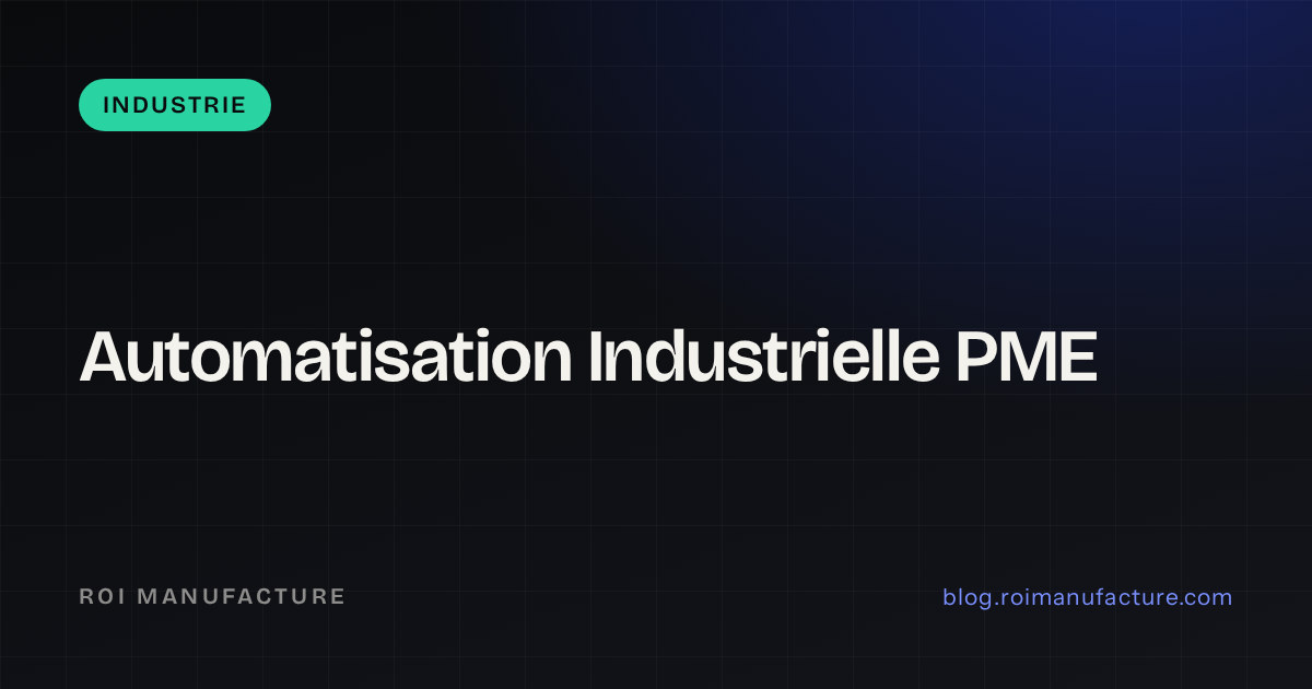 Automatisation Industrielle PME