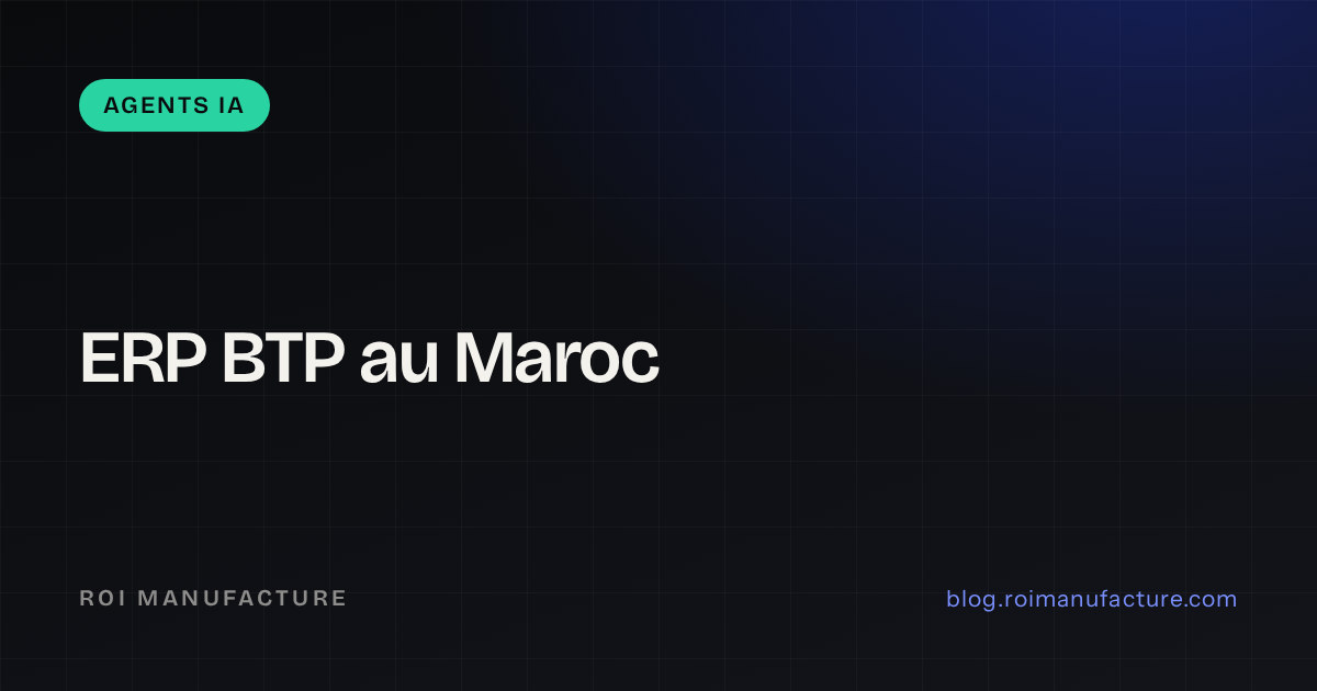 ERP BTP au Maroc