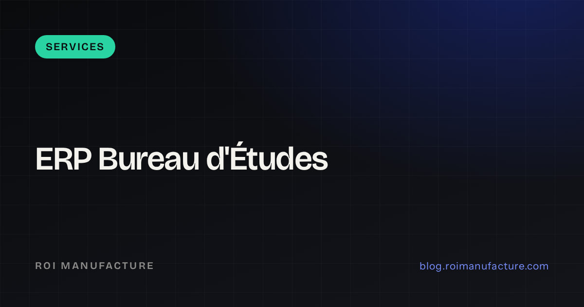 ERP Bureau d'Études